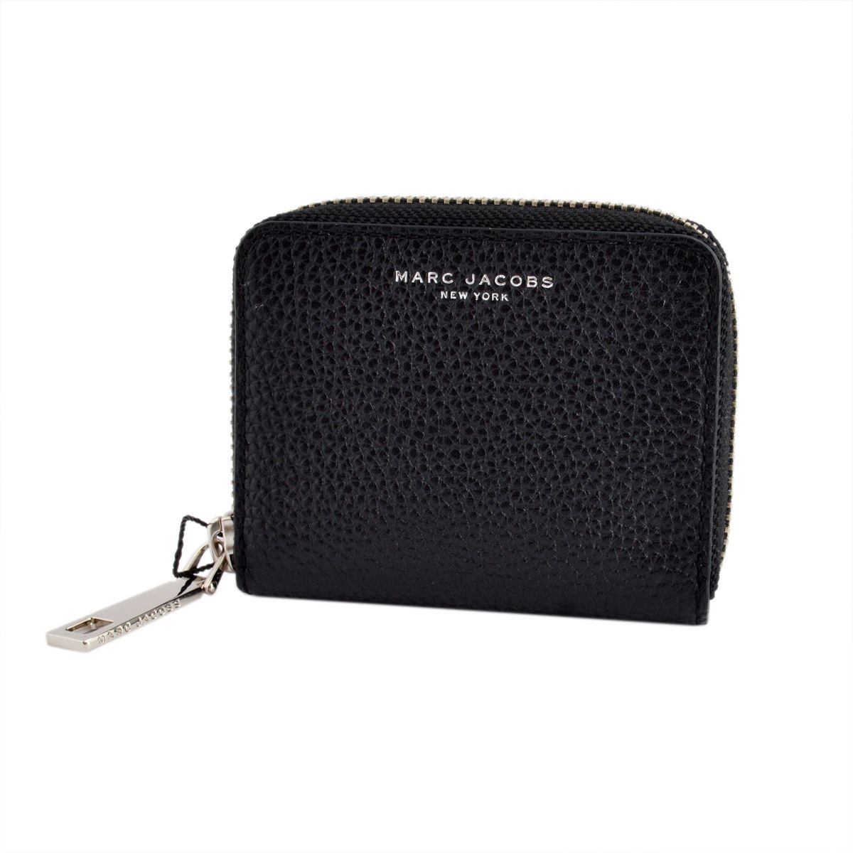 マークジェイコブス MARC JACOBS M0008457 001 Black ラウンドファスナー小銭入れ コインケース  Gotham Zip Card Case