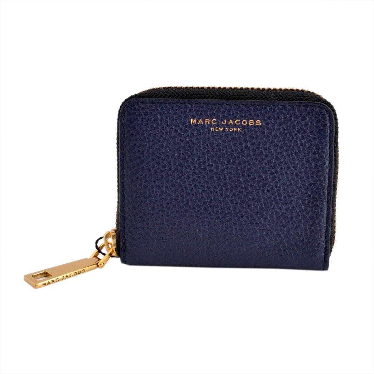 マークジェイコブス MARC JACOBS M0008457 415 Midnight Blue ラウンドファスナー小銭入れ コインケース  Gotham Zip Card Case