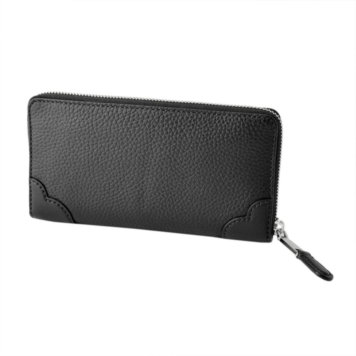 マークジェイコブス MARC JACOBS M0009586-001 Black フラワーデザイン ラウンドファスナー長財布 Haze Standard Continental Wallet