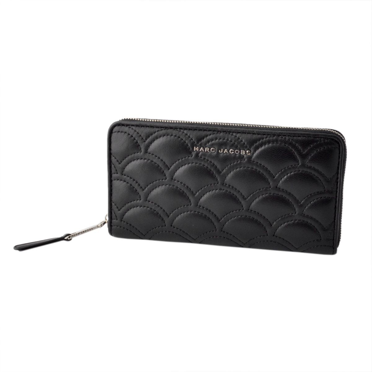 マークジェイコブス MARC JACOBS M0009642-001 Black キルティングデザイン ラウンドファスナー長財布 Matelasse Standard Continental Wallet