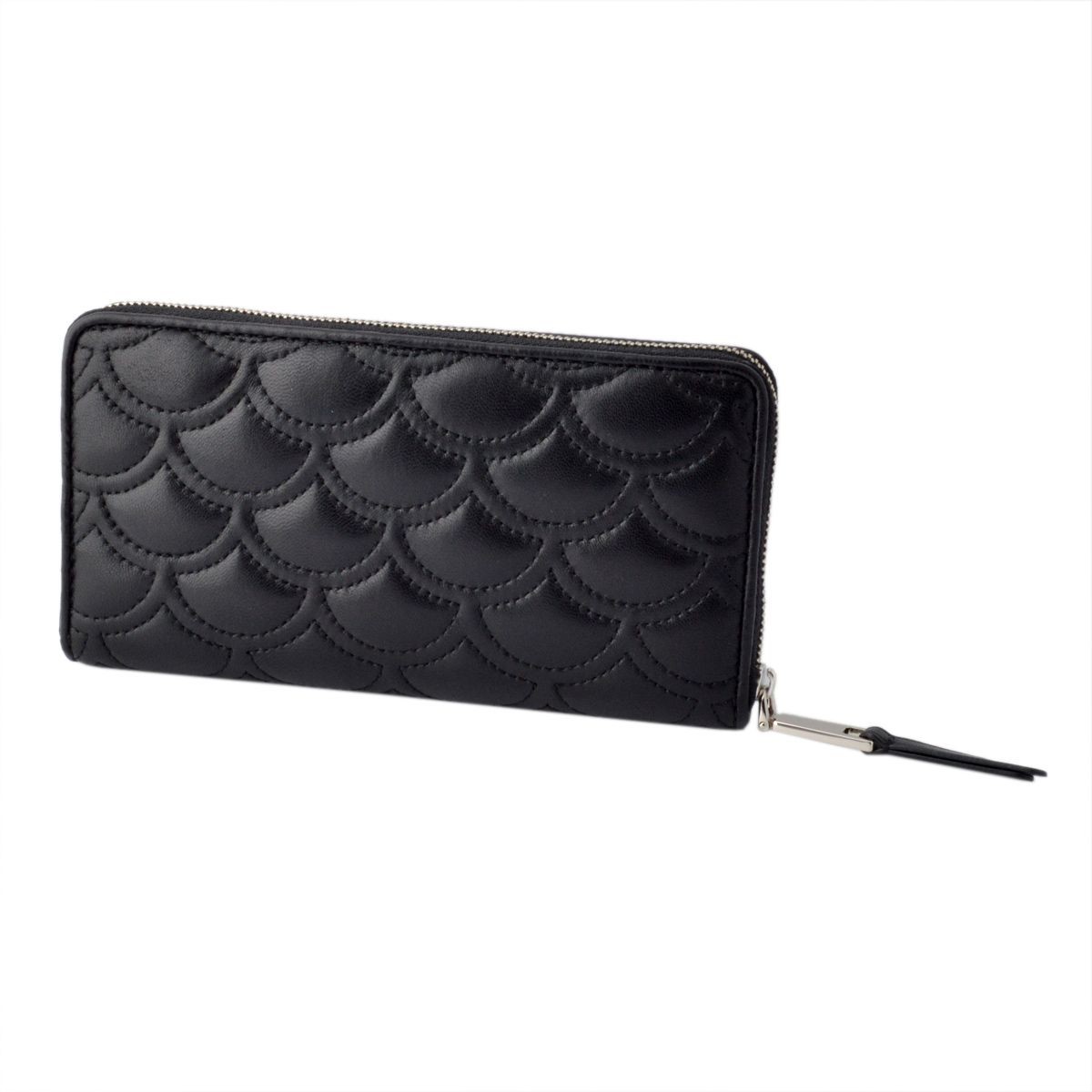 マークジェイコブス MARC JACOBS M0009642-001 Black キルティングデザイン ラウンドファスナー長財布 Matelasse Standard Continental Wallet