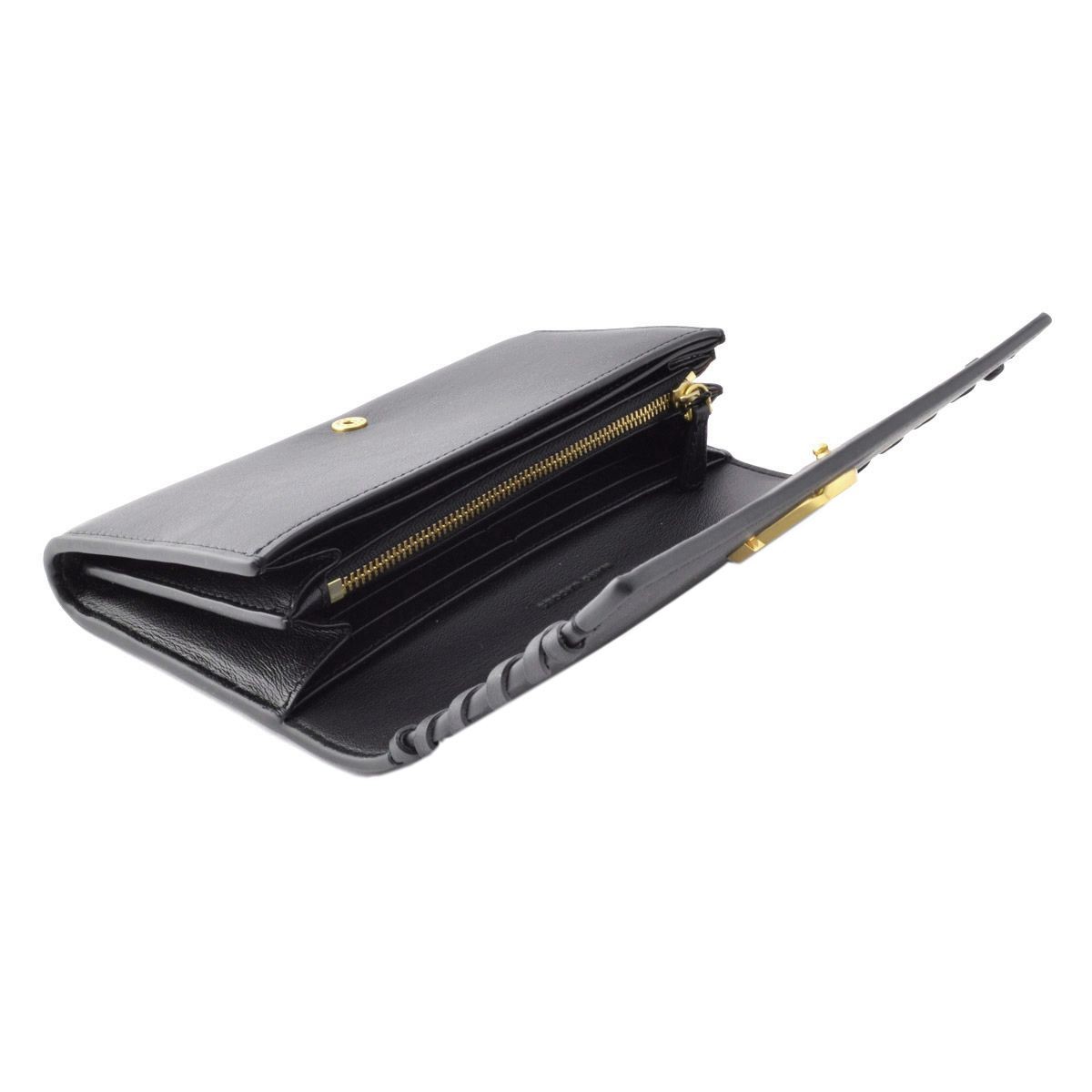 マークジェイコブス MARC JACOBS M0010162-001 Black ノーホー Double J 「J」ロゴモチーフ アイコン フラップ 二つ折り長財布 Noho Flap Continental