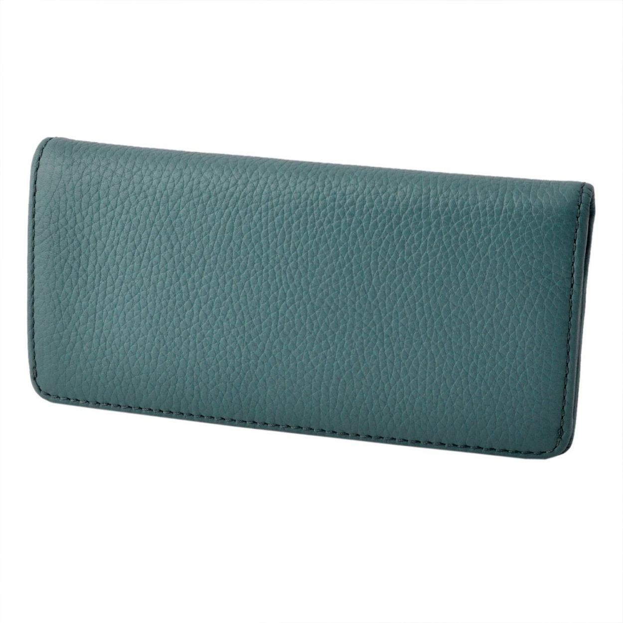 マークジェイコブス MARC JACOBS M0008170-435 Hazy Blue  リクルート 二つ折り長財布 Recruit Open Face Wallet