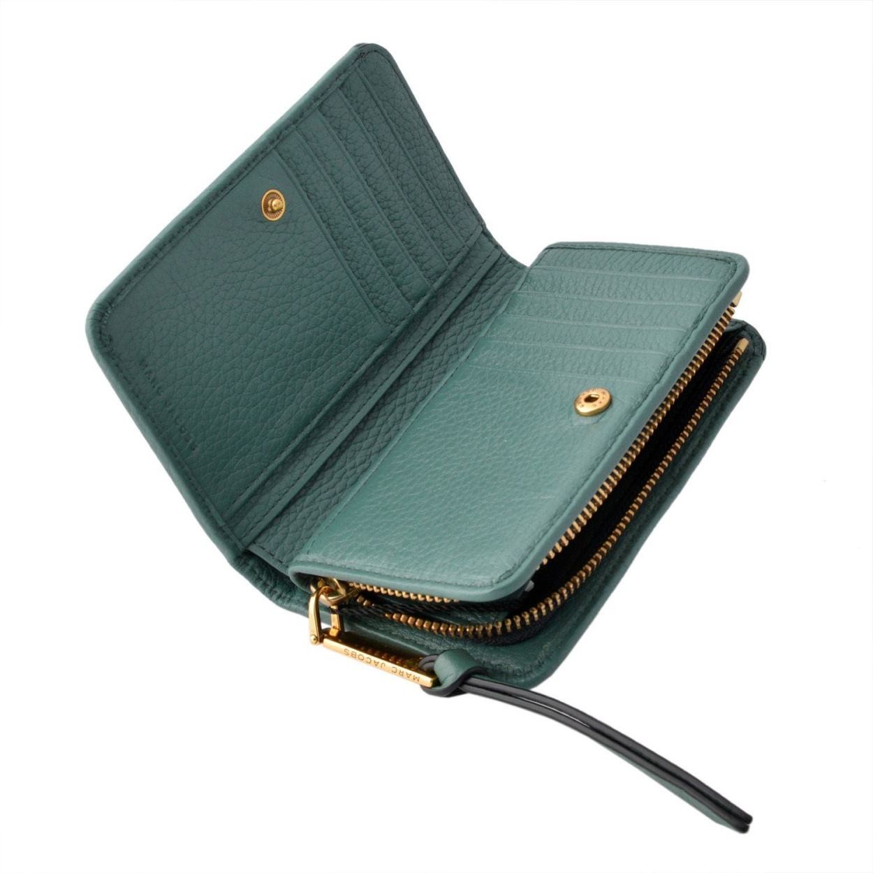 マークジェイコブス MARC JACOBS M0008172-435 Hazy Blue リクルート 二つ折り財布 Recruit Compact Wallet