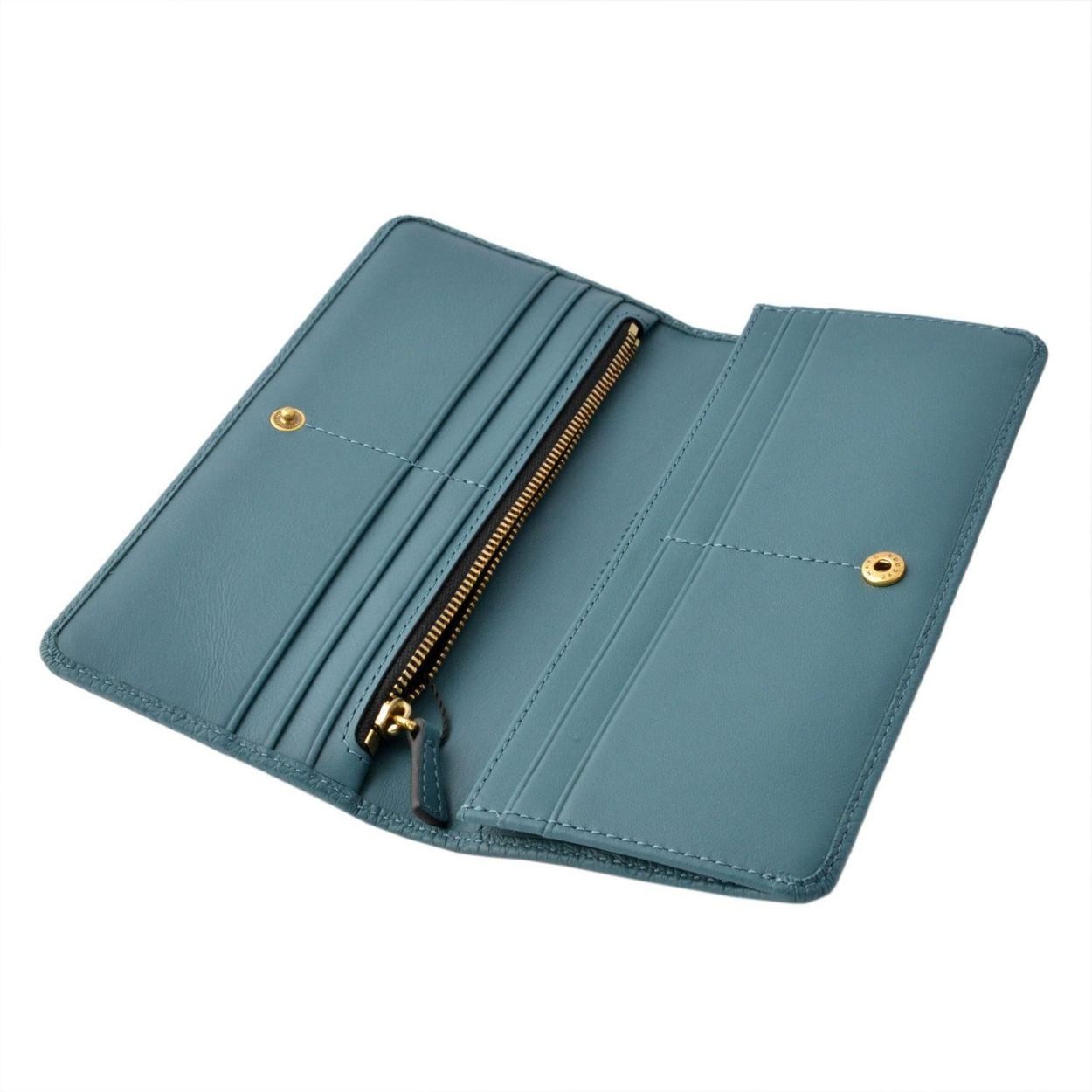 マークジェイコブス MARC JACOBS M0008451-432 Pacific ゴッサム 二つ折り長財布 Gotham Open Face Wallet