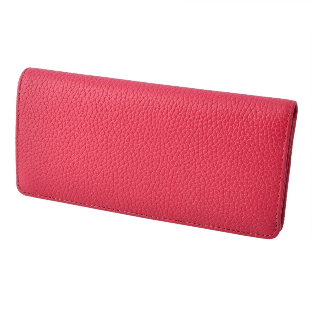 マークジェイコブス MARC JACOBS M0008451-655 Raspberry ゴッサム 二つ折り長財布 Gotham Open Face Wallet