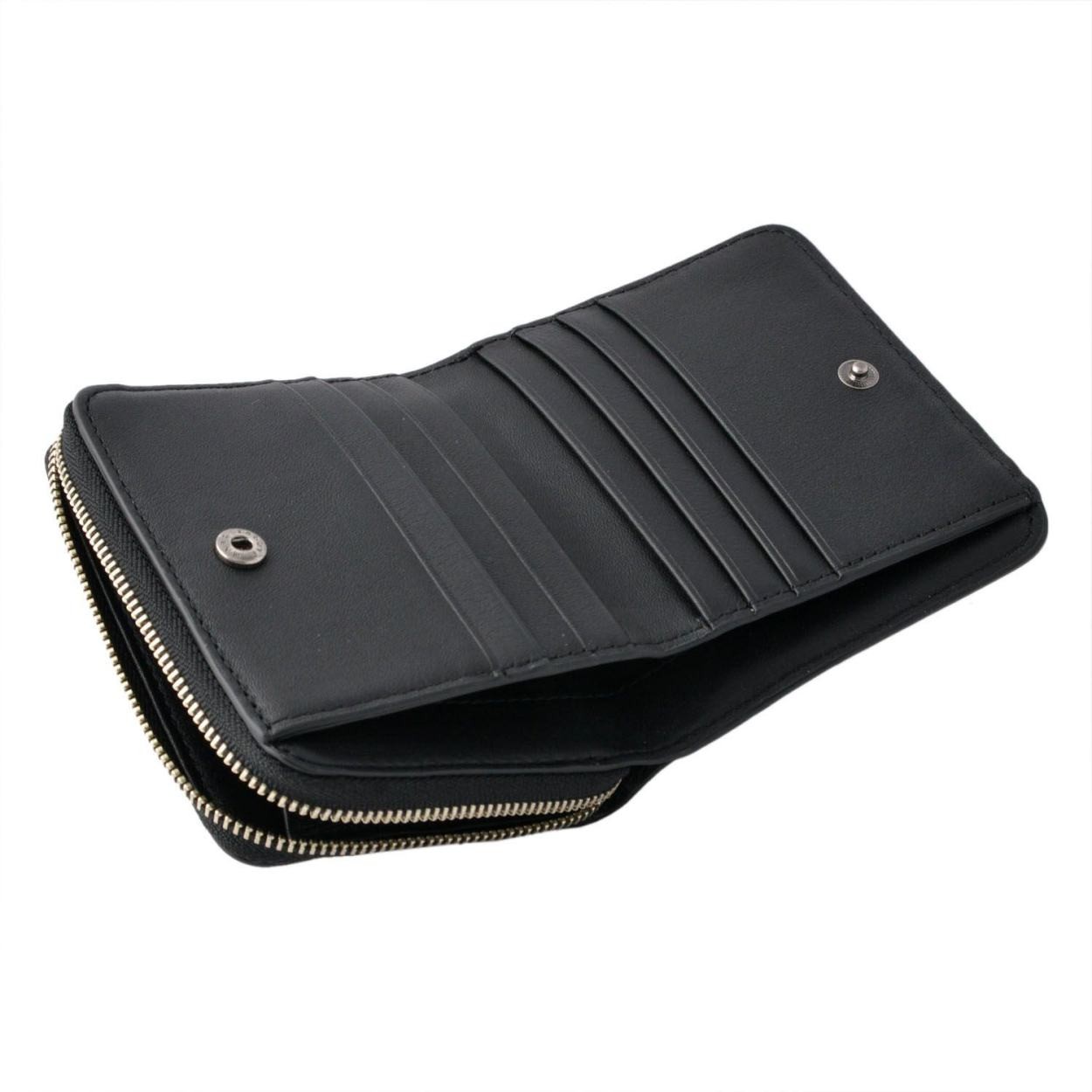 マークジェイコブス MARC JACOBS M0011219-001 Black リボンモチーフ 二つ折り財布 Bow Lil Zip Around