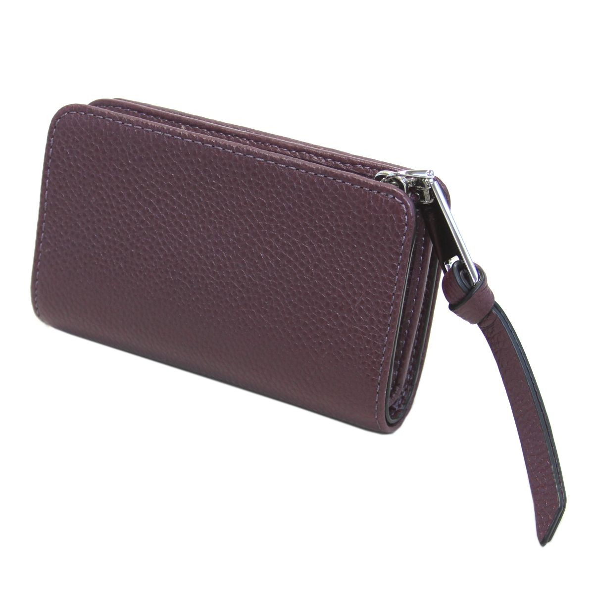 マークジェイコブス MARC JACOBS M0008172-538 Black Berry Ｌ字ファスナー小銭入れ付 二つ折り財布 Ｒecruit Ｃompact Ｗallet
