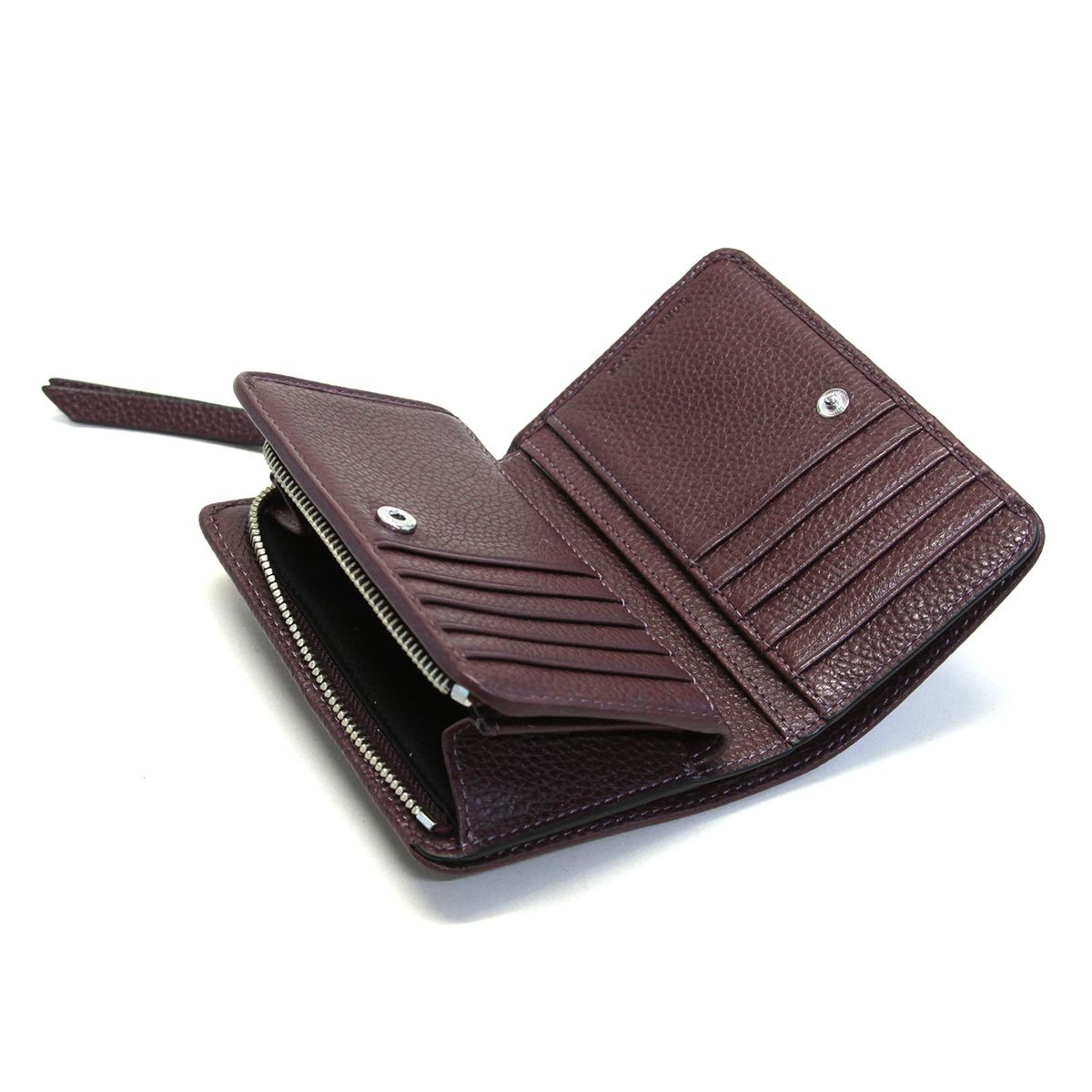 マークジェイコブス MARC JACOBS M0008172-538 Black Berry Ｌ字ファスナー小銭入れ付 二つ折り財布 Ｒecruit Ｃompact Ｗallet