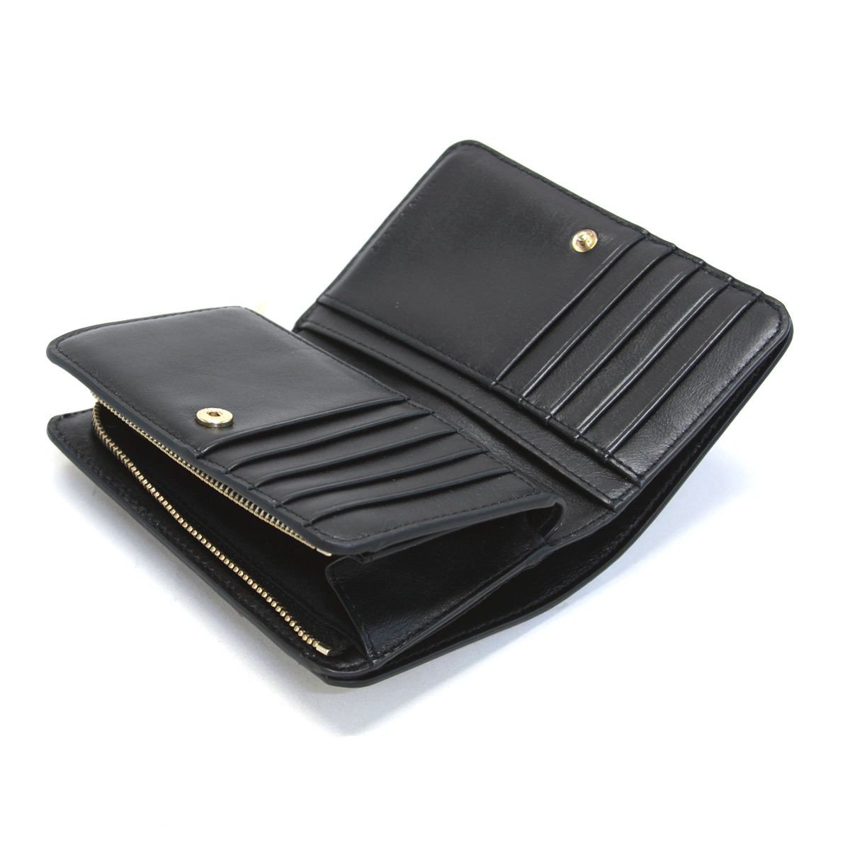 マークジェイコブス MARC JACOBS M0012050-064 French Grey Multi Ｌ字ファスナー小銭入れ付 二つ折り財布 Saffiano Compact Wallet