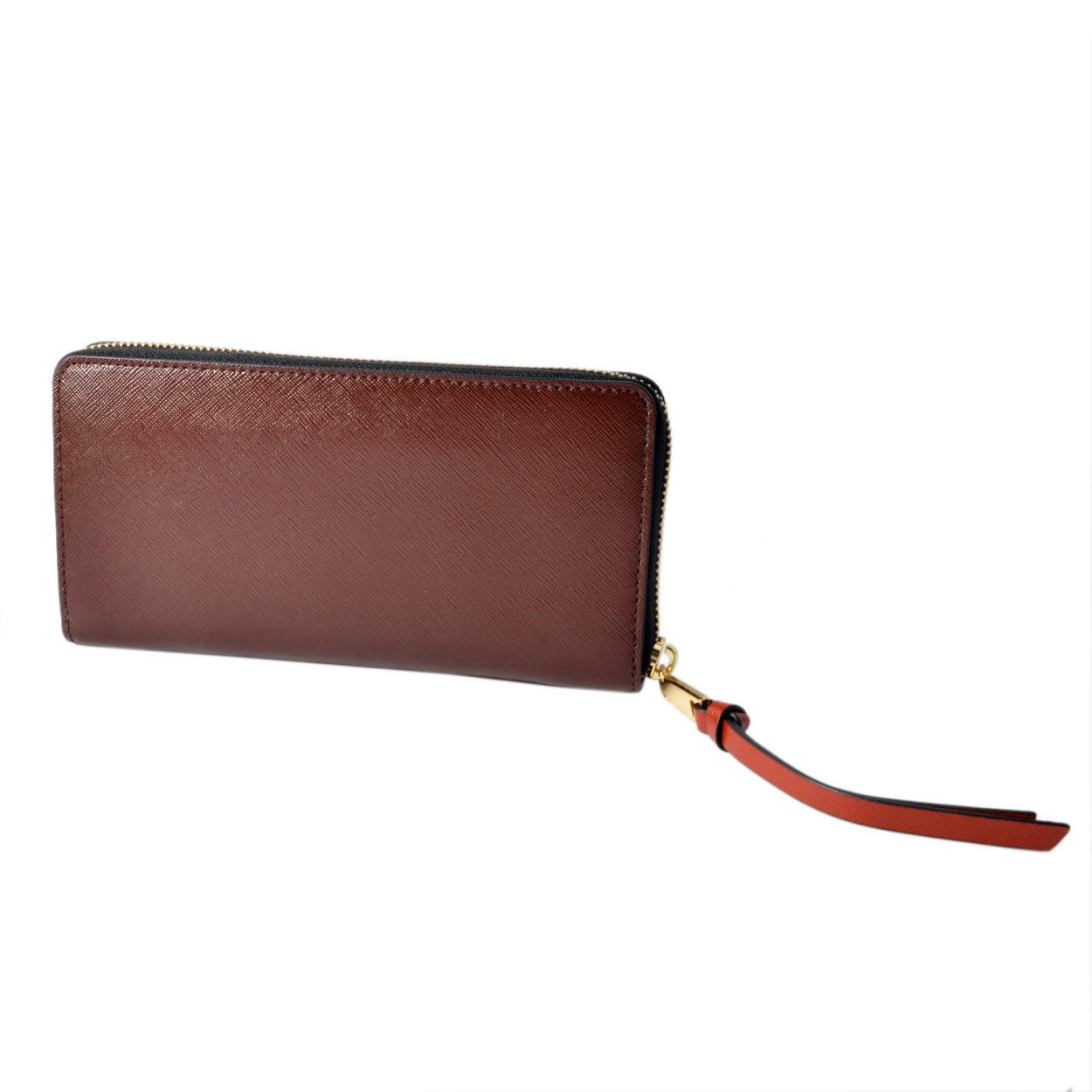 マークジェイコブス MARC JACOBS M0013352-014 Black/Chianti ダブルJロゴ スナップショット カラーブロック ラウンドファスナー長財布 Snapshot