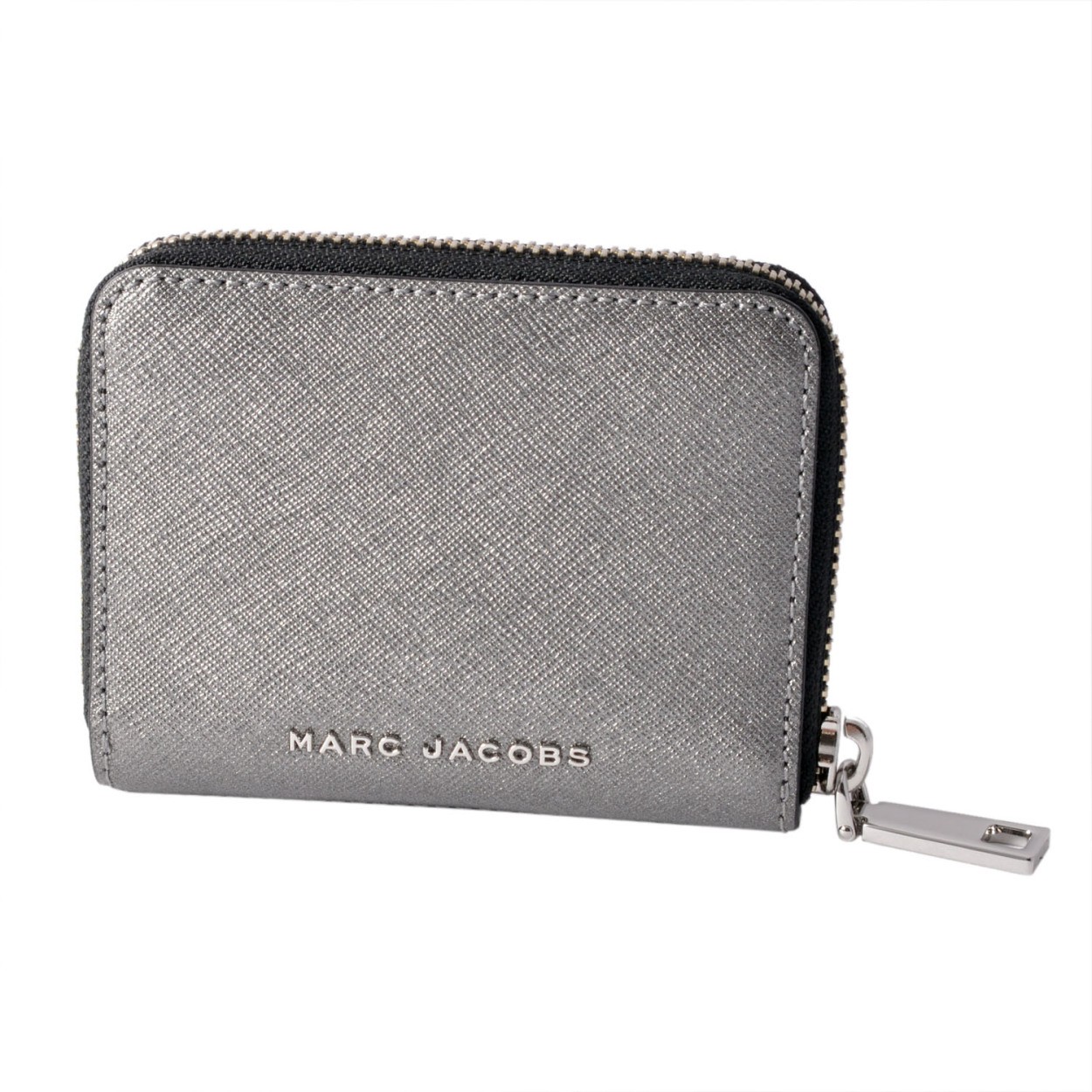 マークジェイコブス MARC JACOBS M0013299-098 Silver Multi ダブルJロゴ メタリック カラーブロック コインケース 小銭入れ Double J metallic