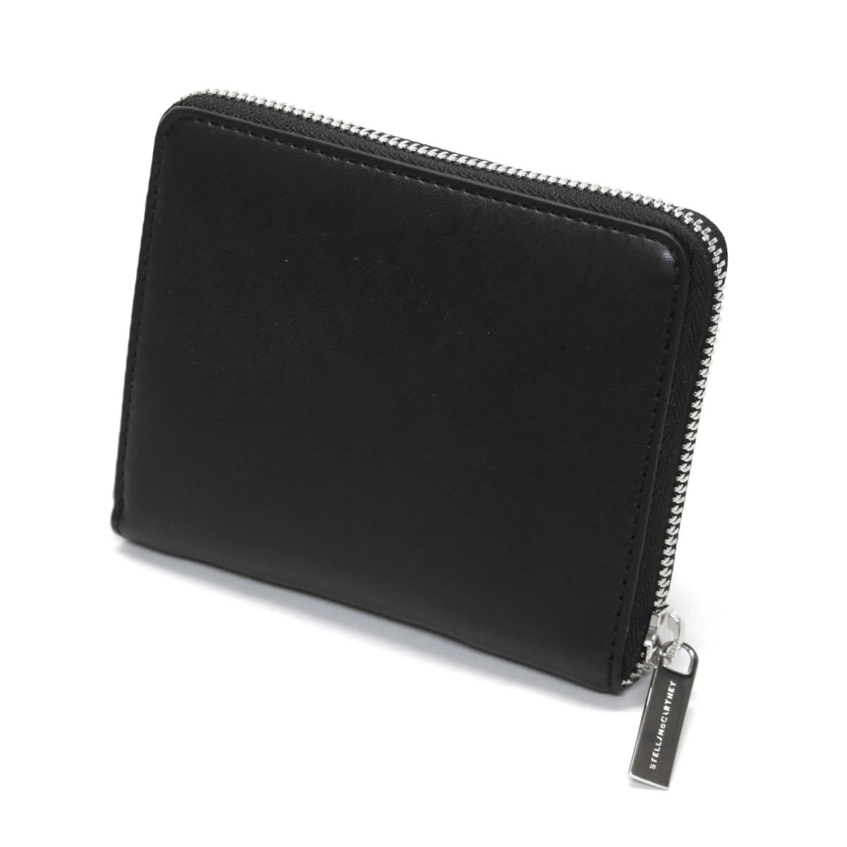 ステラマッカートニー STELLA McCARTNEY 431021 W8141 1000 スター 星型パッチワーク ジップ 二つ折り財布 Wallet Eco Alter Nappa Multicolor Stars