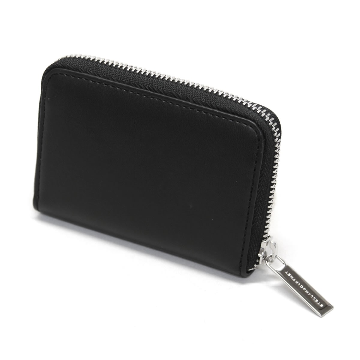 ステラマッカートニー STELLA McCARTNEY 431022 W8141 1000 スター 星型パッチワーク ジップ コインケース 小銭入れ Coin Purse Eco Alter Nappa Multicolor Stars