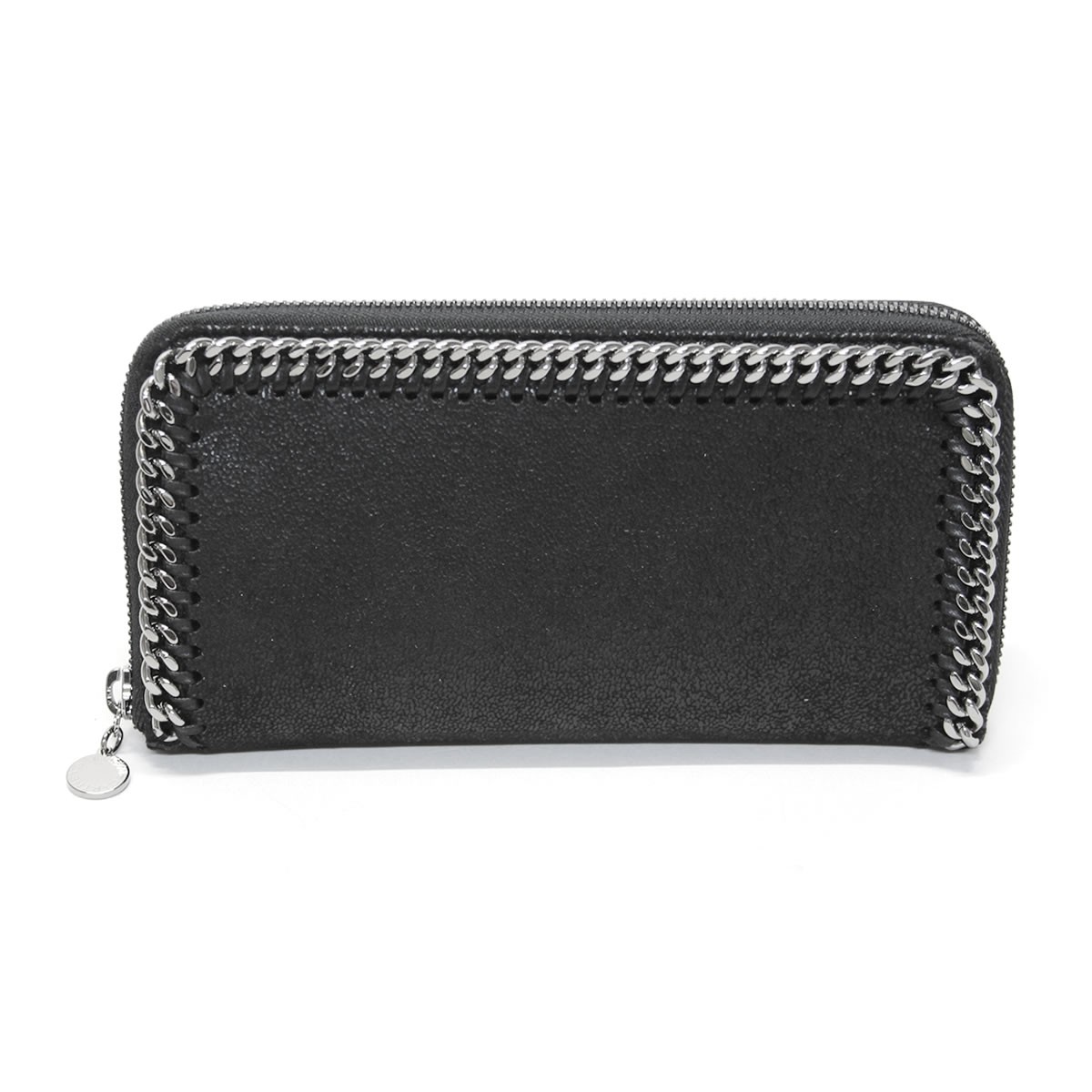 ステラマッカートニー STELLA McCARTNEY 460907 W9132 1000 ファラベラ シャギー ディア ラウンドファスナー長財布 Wallet Shaggy Deer Falabella