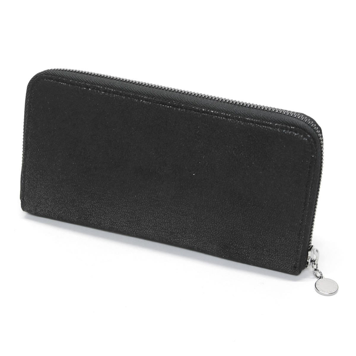 ステラマッカートニー STELLA McCARTNEY 460907 W9132 1000 ファラベラ シャギー ディア ラウンドファスナー長財布 Wallet Shaggy Deer Falabella
