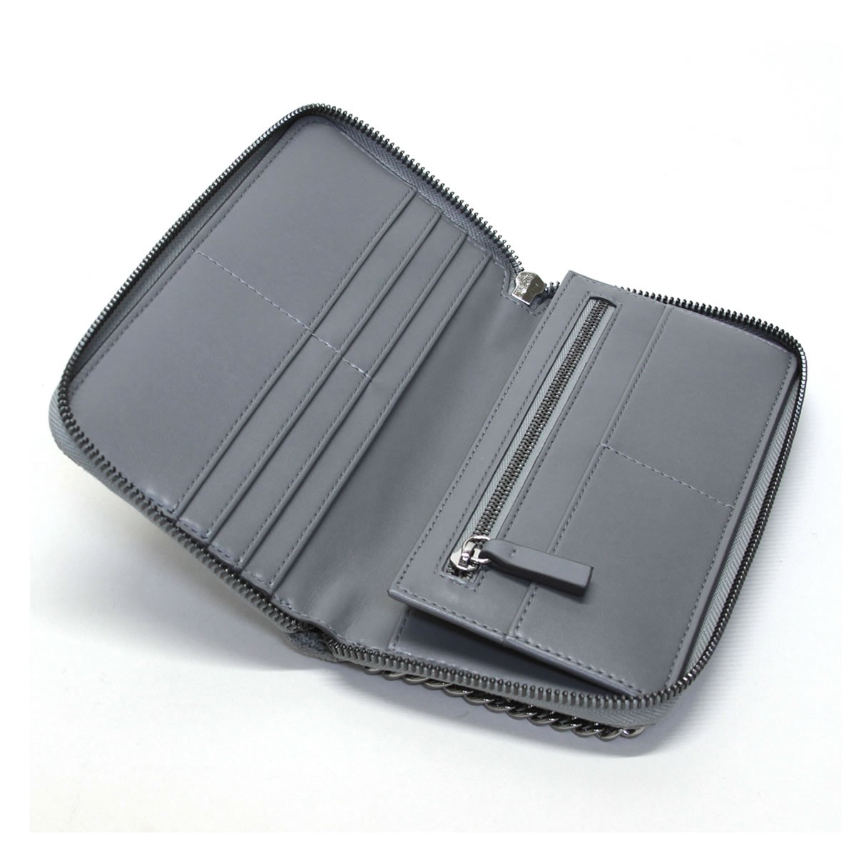 ステラマッカートニー STELLA McCARTNEY 460907 W9132 1220 ファラベラ シャギー ディア ラウンドファスナー長財布 Wallet Shaggy Deer Falabella