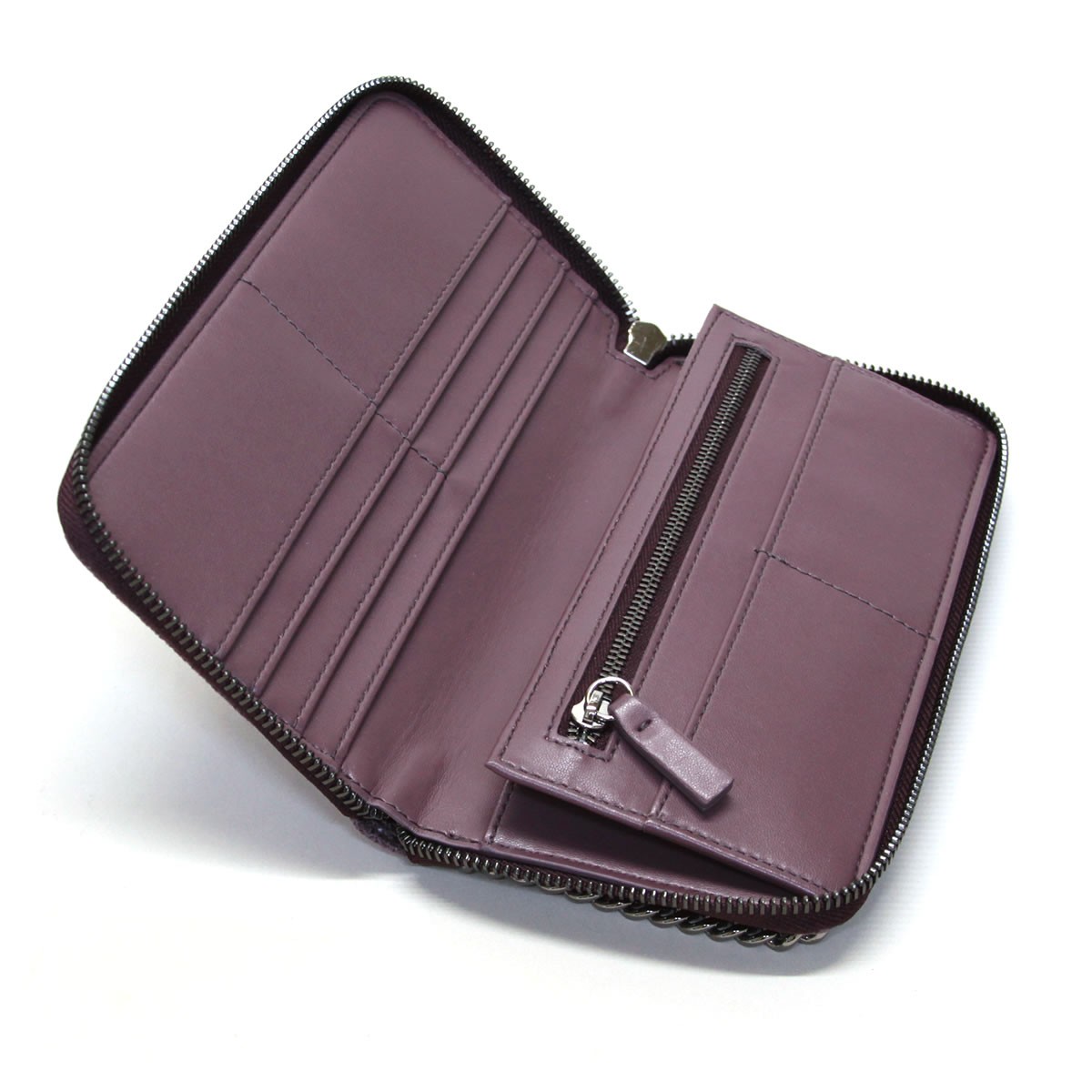 ステラマッカートニー STELLA McCARTNEY 460907 W9132 5211 ファラベラ シャギー ディア ラウンドファスナー長財布 Wallet Shaggy Deer Falabella