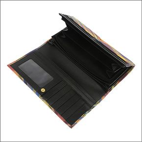 ヴィヴィアン ウエストウッド ≪取り寄せ商品≫ チェック柄 パスケース付 二つ折り長財布 1032V-DERBY/MAC KAT