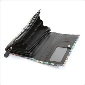 ヴィヴィアン ウエストウッド  ダービー チェック柄 パスケース付 二つ折り長財布 DERBY 1032V30V M55 CLASSIC