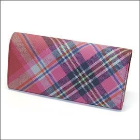 ヴィヴィアン ウエストウッド  ダービー チェック柄 二つ折り長財布 DERBY 2800V67V M53 MAC BRICK