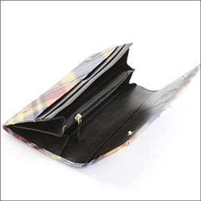 ヴィヴィアン ウエストウッド  ダービー チェック柄 二つ折り長財布 DERBY 2800V67V N32 MAC KAT
