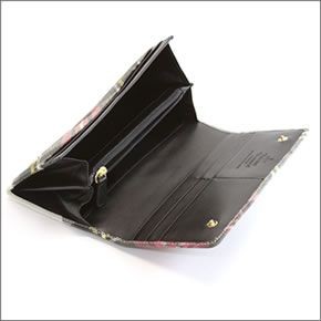 ヴィヴィアン ウエストウッド  ダービー チェック柄 二つ折り長財布 DERBY 2800V67V E31 NEW EXHIBITION