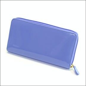 ヴィヴィアン ウエストウッド  リボンモチーフ パテントレザー ラウンドファスナー長財布 FIOCCO 5140V126V 769 ACQUA
