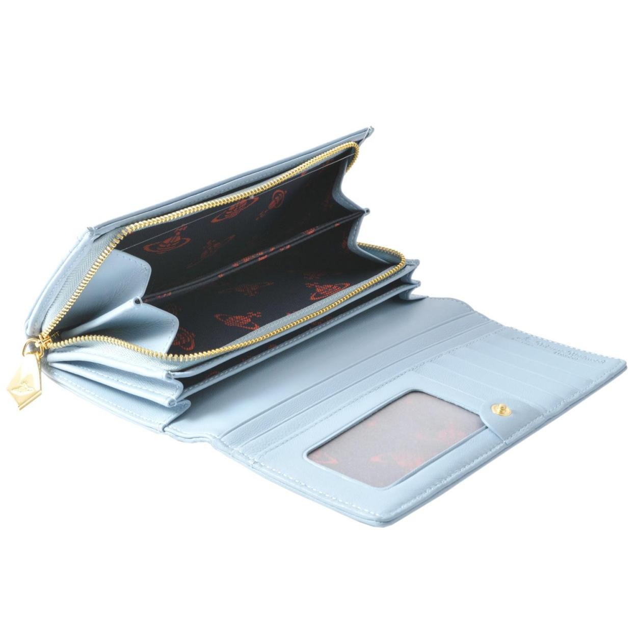 ヴィヴィアン ウエストウッド Vivienne WestWood P.FOGLIO 1032V30V NAPPA ARTIC パスケース付 二つ折り長財布