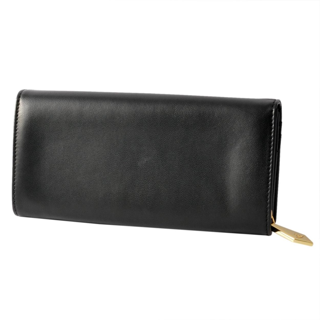ヴィヴィアン ウエストウッド Vivienne WestWood P.FOGLIO 1032V30V NAPPA BLACK パスケース付 二つ折り長財布