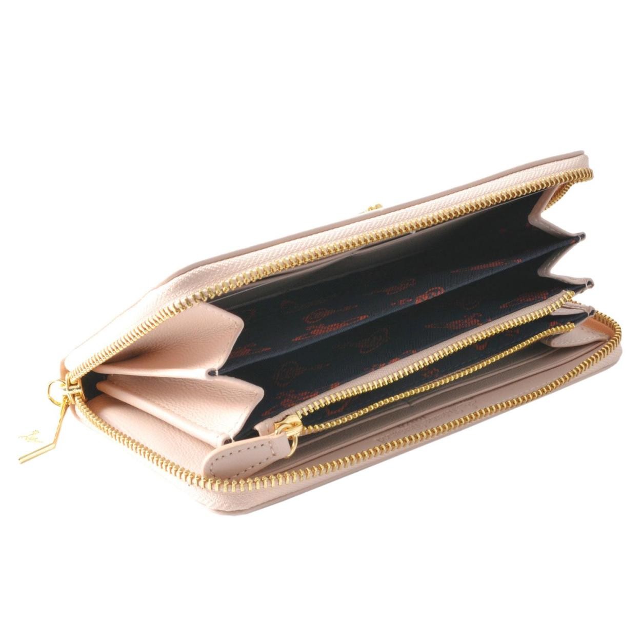 ヴィヴィアン ウエストウッド Vivienne WestWood P.FOGLIO 5140V126V NAPPA NUDE ラウンドファスナー長財布