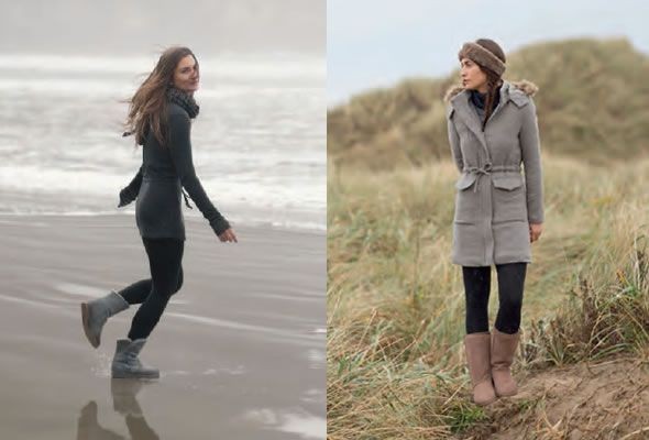 エミュー オーストラリア ≪2014AWモデル≫ Stinger Lo スティンガー ロー レディス ムートンブーツ ミドル丈 シープスキン ブラック W10002-BLAK