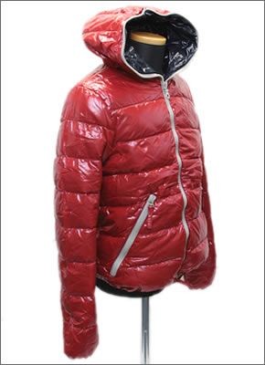 デュベティカ 152-U.2251.00/1035.R DIONISIO 405 ROSSO GRAN ≪2015AW≫ディオニシオ メンズ フード付 フルジップ ダウンジャケット グースダウン フーデッドブルゾン