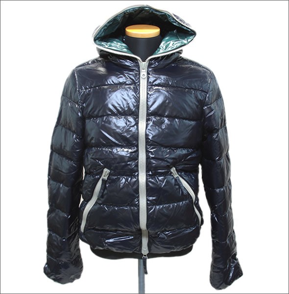 デュベティカ 152-U.2251.00/1035.R DIONISIO 770 BLU NAVY ≪2015AW≫ディオニシオ メンズ フード付 フルジップ ダウンジャケット グースダウン フーデッドブルゾン