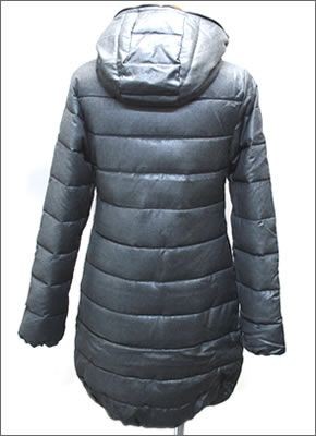 デュベティカ 152-D.1140.00/1087 ACE-WOOL 190600 GRIO F ≪2015AW≫エース カシミア混ウール レディス フード付 フルジップ セミロング丈 ダウンコート グースダウン