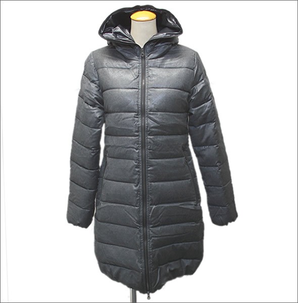 デュベティカ 152-D.1140.00/1087 ACE-WOOL 190600 GRIO F ≪2015AW≫エース カシミア混ウール レディス フード付 フルジップ セミロング丈 ダウンコート グースダウン