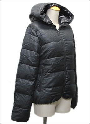 デュベティカ 152-D.910.00/1087 THIADUE 190900 TORBA ME ≪2015AW≫シアデュエ カシミア混ウール レディス フード付 フルジップ ショート丈 ダウンジャケット グースダウン