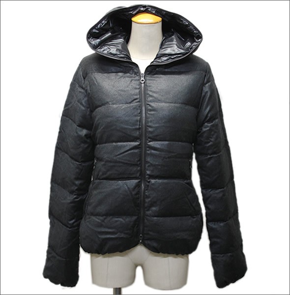 デュベティカ 152-D.910.00/1087 THIADUE 190900 TORBA ME ≪2015AW≫シアデュエ カシミア混ウール レディス フード付 フルジップ ショート丈 ダウンジャケット グースダウン