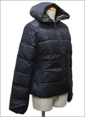 デュベティカ 152-D.910.00/1087 THIADUE 176000 ULTRA BLU ≪2015AW≫シアデュエ カシミア混ウール レディス フード付 フルジップ ショート丈 ダウンジャケット グースダウン