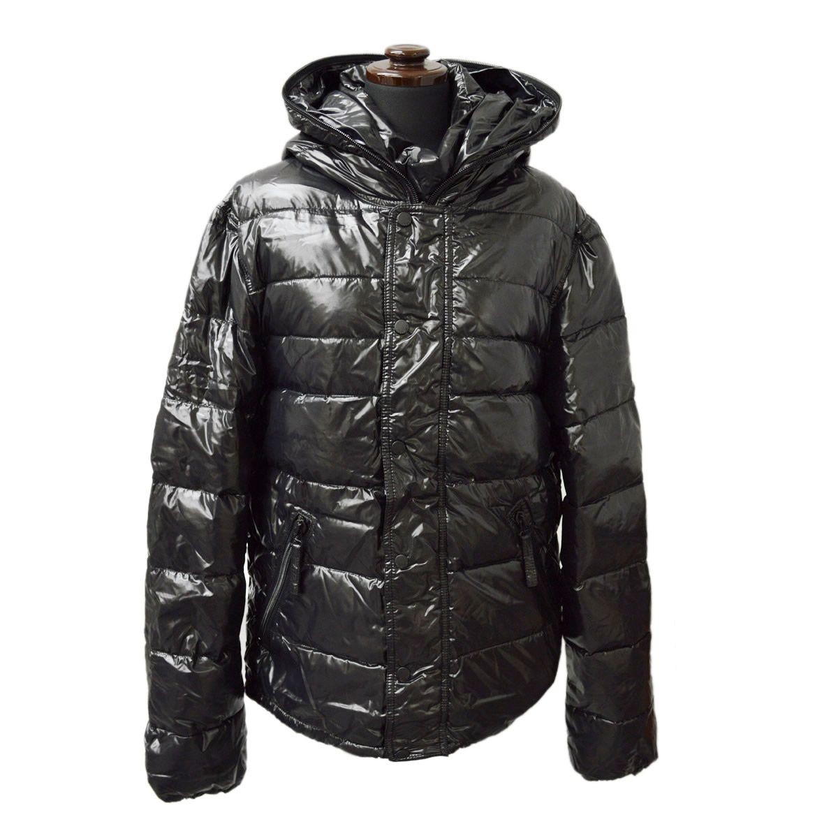 デュベティカ DUVETICA RACIO 999 ALL-ALLBLACK 162-U.3600.00/1035.R ≪2016AW≫ラチオ メンズ ダウンジャケット フード付 フルジップ グースダウン フーデッドブルゾン