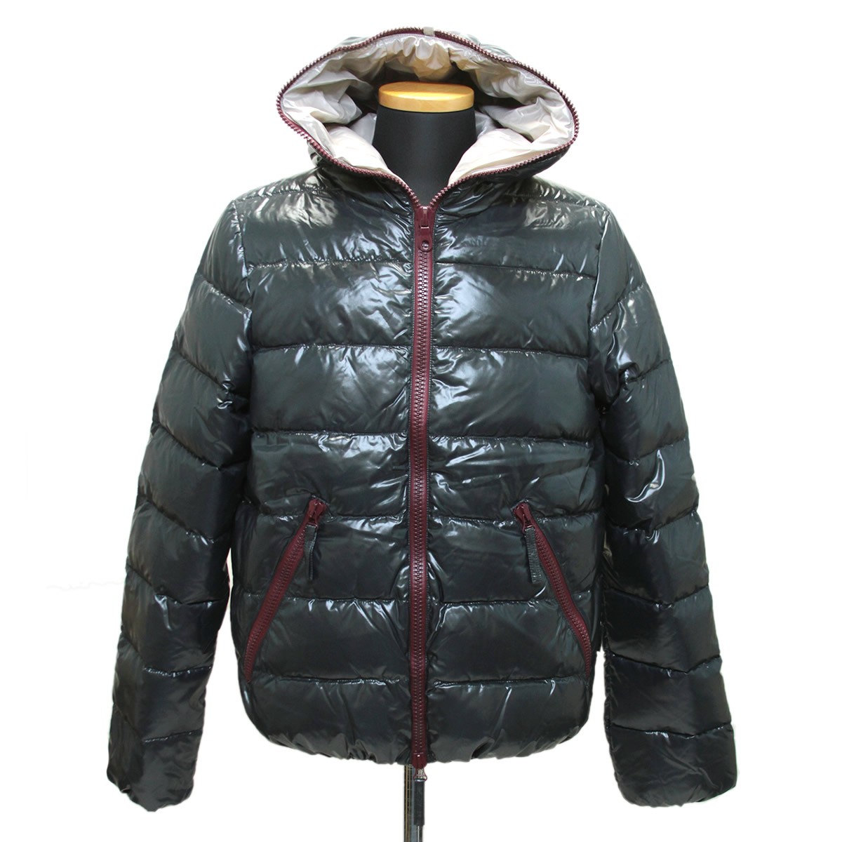 デュベティカ DUVETICA DIONISIO 919 CARBONE 172-U.2251N00/1035.R ≪2017AW≫ディオニシオ メンズ フード付 フルジップ ダウンジャケット グースダウン フーデッドブルゾン