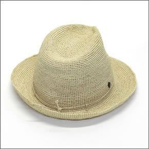 ヘレンカミンスキー カミンスキーXY Abaka Natural ≪2015SS≫アバカ フェドーラハット 丸めて収納可能なラフィア製ローラブルハット メンズ中折れ帽子