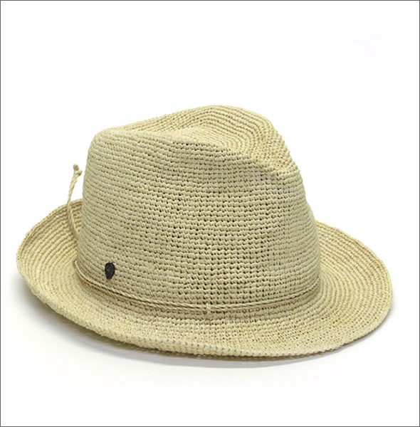 ヘレンカミンスキー カミンスキーXY Abaka Natural ≪2015SS≫アバカ フェドーラハット 丸めて収納可能なラフィア製ローラブルハット メンズ中折れ帽子