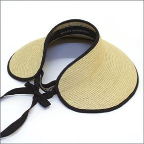 ヘレンカミンスキー Mita/Natural/Midnight ≪2015SS≫ミータ UPF50+ サンバイザー  ラフィア製ハット レディス帽子