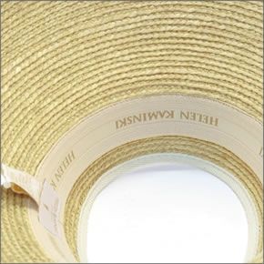 ヘレンカミンスキー Mita/Natural/Sand ミータ UPF50+ サンバイザー  ラフィア製ハット レディス帽子