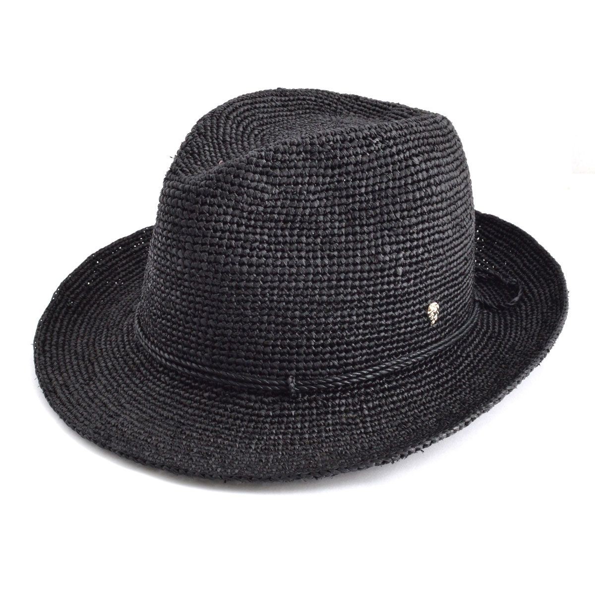 ヘレンカミンスキー HELEN KAMINSKI Fai Chacoal ≪2016SS≫ファイ フェドーラハット 丸めて収納可能なラフィア製ローラブルハット レディス中折れ帽子