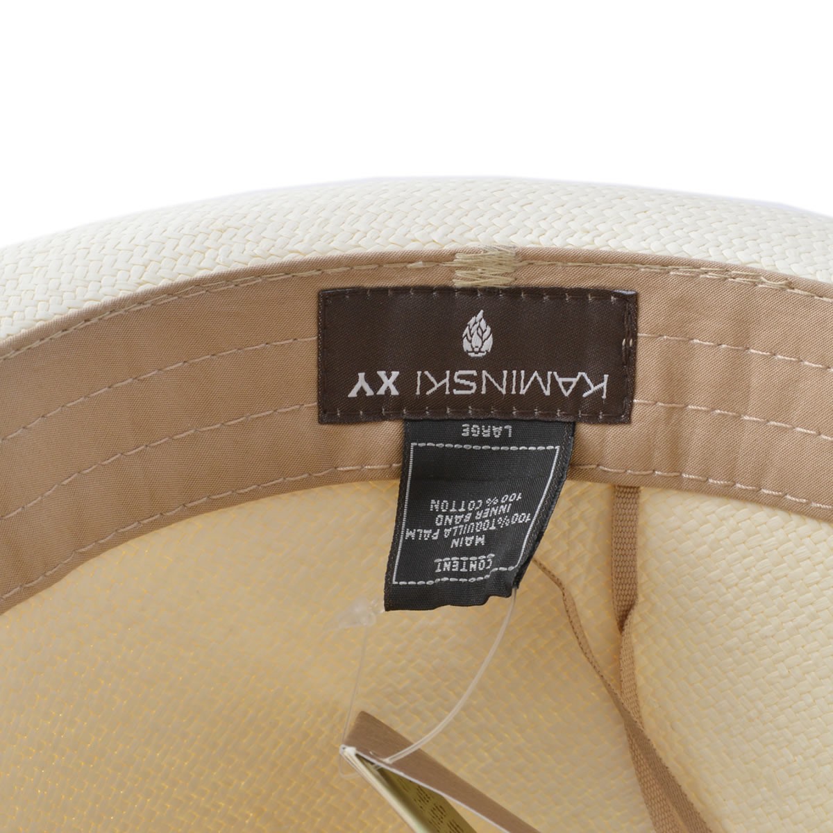 ヘレンカミンスキー カミンスキーXY HELEN KAMINSKI Emosi Chalk/Black ≪2018SS≫エモシ UPF50+ クラシック フェドーラハット パナマハット メンズ中折れ帽子 Lサイズ