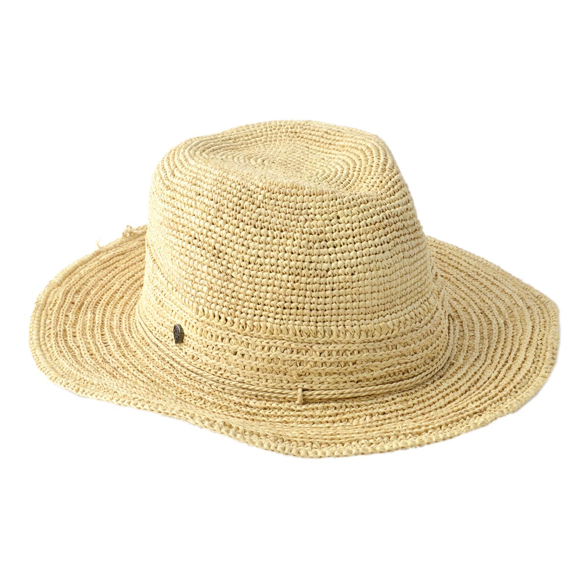 ヘレンカミンスキー カミンスキーXY HELEN KAMINSKI Leon Natural ≪2018SS≫レオン フェドーラハット 丸めて収納可能なラフィア製ローラブルハット メンズ中折れ帽子 Lサイズ