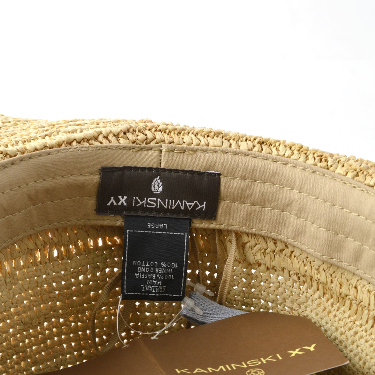 ヘレンカミンスキー カミンスキーXY HELEN KAMINSKI Leon Natural ≪2018SS≫レオン フェドーラハット 丸めて収納可能なラフィア製ローラブルハット メンズ中折れ帽子 Lサイズ