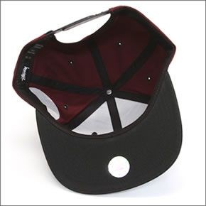 ステューシー STUSSY UNIVERSITY CAP 131418 BURGUNDY Sロゴ ユニバーシティワッペン付 メンズ スナップバックキャップ 帽子